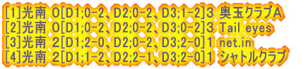 yjqazAA͓cA{ [OQPs;[D] @ 2[2-1,0-2,2-0]1 VgNuB @ 3[2-1,2-1,2-0]0 j[EF[uA @ 0[1-2,0-2,1-2]3 ʃNuB