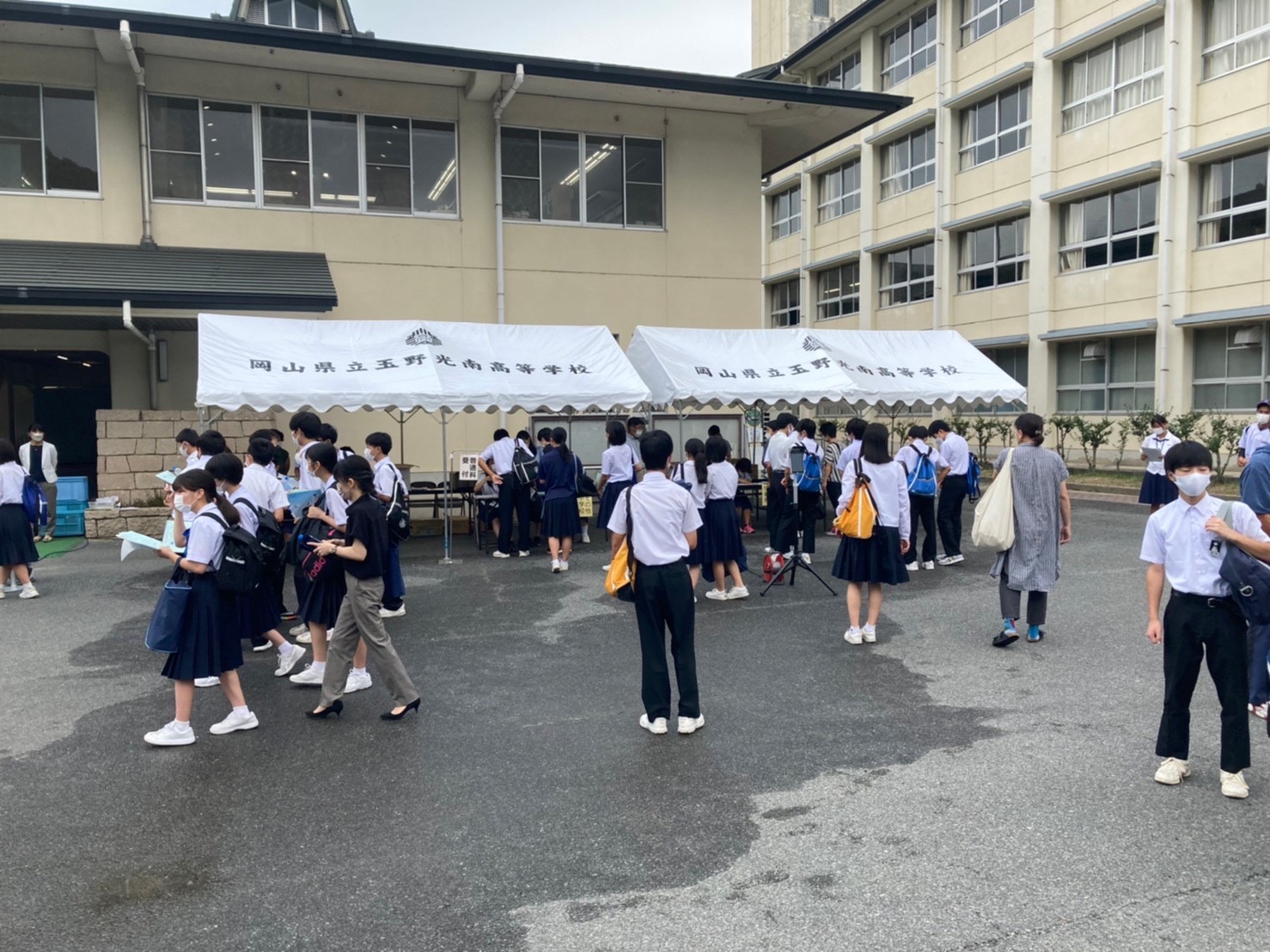 夏のオープンスクール1日目 | 岡山県立玉野光南高等学校